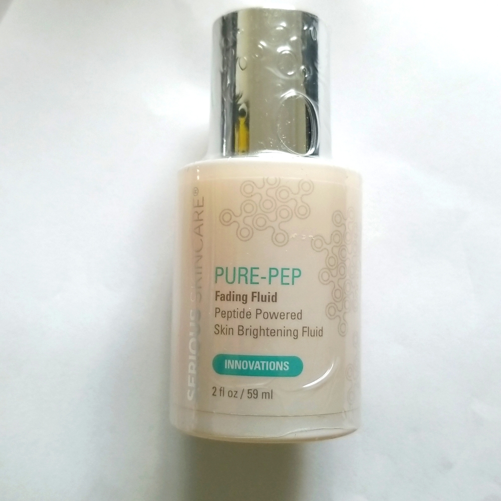 Serious Skincare Pure Pep Fading Fluid Peptide Brightening 2 Fl oz